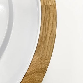 Brilagi - BELLADONNA LED mennyezeti lámpa 36W/230V Ø 40 cm krémszínű/tölgy