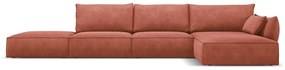 Piros sarokkanapé (jobb oldali) Vanda – Mazzini Sofas