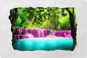 Poszterek 120x80 Színes tájkép Vízesés