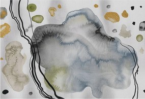 Dekoratív tapéta Flizelina Divatos minták Absztrakt akvarell 152x104 Ragasztó