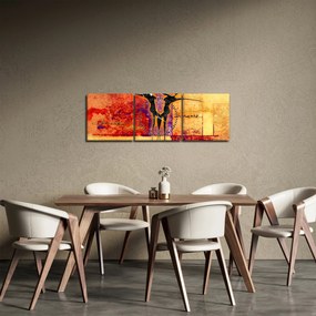 Kép - Afrikai istennő (órával) (90x30 cm)