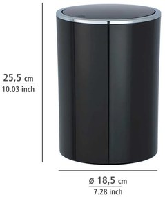 Inca fekete fürdőszobai tároló - Wenko