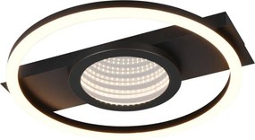 TRIO R64801132 WHEELER Modern LED Mennyezeti Lámpa Fekete LED IP20