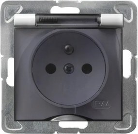 Ospel Impressziós Fröccsenő víz ellen védett aljzat IP44 Fehér Kontakt GPH-1YZ/m/00/d