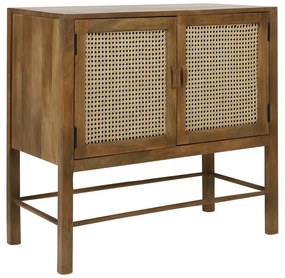 Barna mangófa komód 88x84 cm Nipas – Light &amp; Living