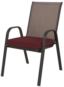 Kültéri székre való ülőpárna VIREON 44x45 cm, bordó