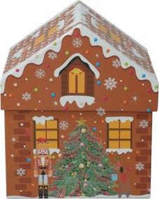 Cookie Houses karácsonyi ajándékdoboz-készlet, barna, 2 db