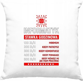 Informatikus Párna It Vicc Fehér