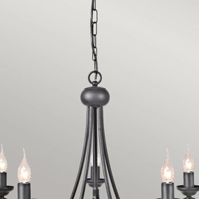 Elstead Lighting HARLECH HR5-BLACK Csillár 5x60W/E14
