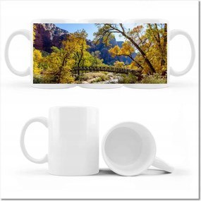 Nyomtatott bögre Híd Építészet Tájkép