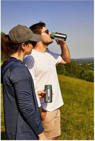 Ezüstszínű rozsdamentes acél termobögre 340 ml – Black + Blum