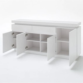 Ocean polcos-fiókos komód lakkozott MDF LED világítással 175 cm