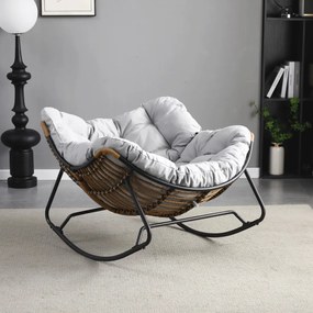 Hintafotel Szürke Párnával. ELTON