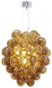 ByRydens 4202230-5512 - Csillár zsinóron DELUXE 4xE14/5W/230V füstös/barna