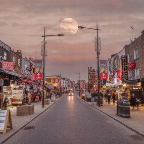 Poszter 90x90cm Camden főutca, Assaf Frank