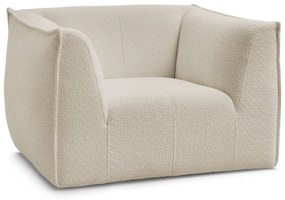 Bézs buklé fotel Giorgia – Bobochic Paris