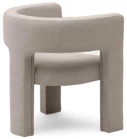 Bézs-szürke design kialakítású fotel ALPAH LOOP