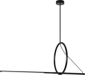 KING HOME MSE1501100534 STICK Modern Led Függesztett Lámpa Fekete LED IP20