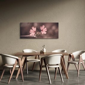Rózsaszín virág képe (120x50 cm)