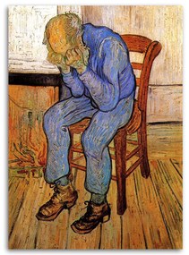 Gario Vászonkép Öregember szomorúságban - Vincent van Gogh reprodukció Méret: 60 x 90 cm