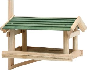 vidaXL tömör fa madáretető 35 x 29,5 x 21 cm