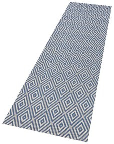 Karo kék kültéri futószőnyeg, 80 x 200 cm - NORTHRUGS