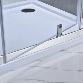 Flexi-S állítható zuhanyajtó 76-91x185 cm