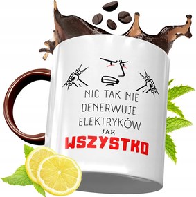 Bordó Bögre Villanyszerelőnek Születésnapi Ajándék fényképes nyomtatással