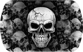 Tálca 39x24 cm Halloween Koponya