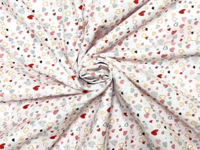 Krepp kiságy ágyneműhuzat Renforcé LOVITA rózsaszín Ágyneműhuzat mérete: 45 x 65 cm | 90 x 140 cm