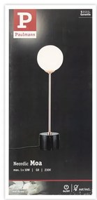 Paulmann 79662 - 1xG9/10W Asztali lámpa NEORDIC MOA 230V