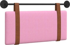 vidaXL Fali Fejtámla Falra szerelhető Rózsaszín 90 x 40 cm Faanyag
