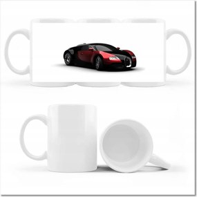 Fotó bögre piros Bugatti Veyron