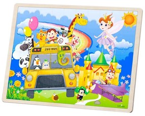 Fa puzzle - Varázslatos táj 60 db
