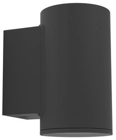 Eglo 900995 Izzalini kültéri fali lámpa, fekete, GU10 foglalattal, max. 1x2,8W, IP44