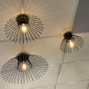 ONLI - Mennyezeti lámpa DUCCIO 1xE27/22W/230V átm. 60 cm fekete