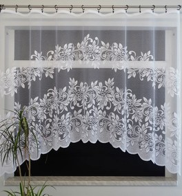 Mg Függöny Ív 14593 Fehér 270x140 kész szalaggal