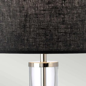 Elstead modern asztali lámpa orb nikkel elsorb-clear-pn-blk