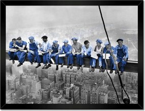 Poszterek keretben 40x30 Munkások a magasban