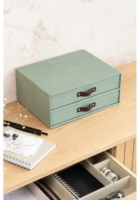 Zöld karton fiókos rendszerező Birger Canvas Paper Laminate – Bigso