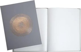 Vendégkönyv, 27x22 cm, 50 lap, EXACOMPTA Ellipse, szürke (EX47984E)