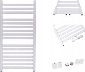 Fürdőszobai radiátor Vario 100/40 Fehér Matt 50mm