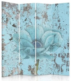 Gario Paraván A kék virág titka Méret: 145 x 170 cm, Kivitelezés: Klasszikus paraván