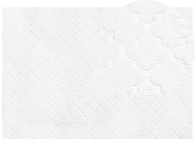 Fehér műnyúlszőrme szőnyeg 160 x 230 cm GHARO Beliani