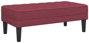 Pad Borvörös 113x57x39 cm Szövet