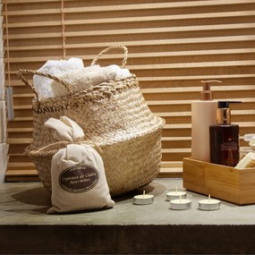 Compactor Belly kötött tengeri fű tárolókosár, 35 x 32 cm, natúr, M