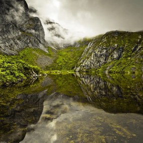 Poszter 40x40cm Norvég fjord 8, Assaf Frank