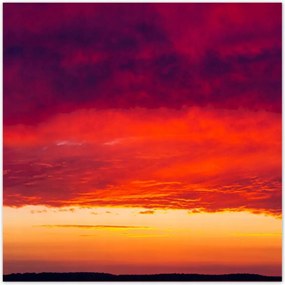 Poszterek 30x30 Naplemente Felhők