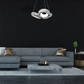 LED Csillár zsinóron MERCURIO 3xLED/12W/230V