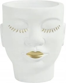 Arcvédő fehér, fej alakú S 14cm